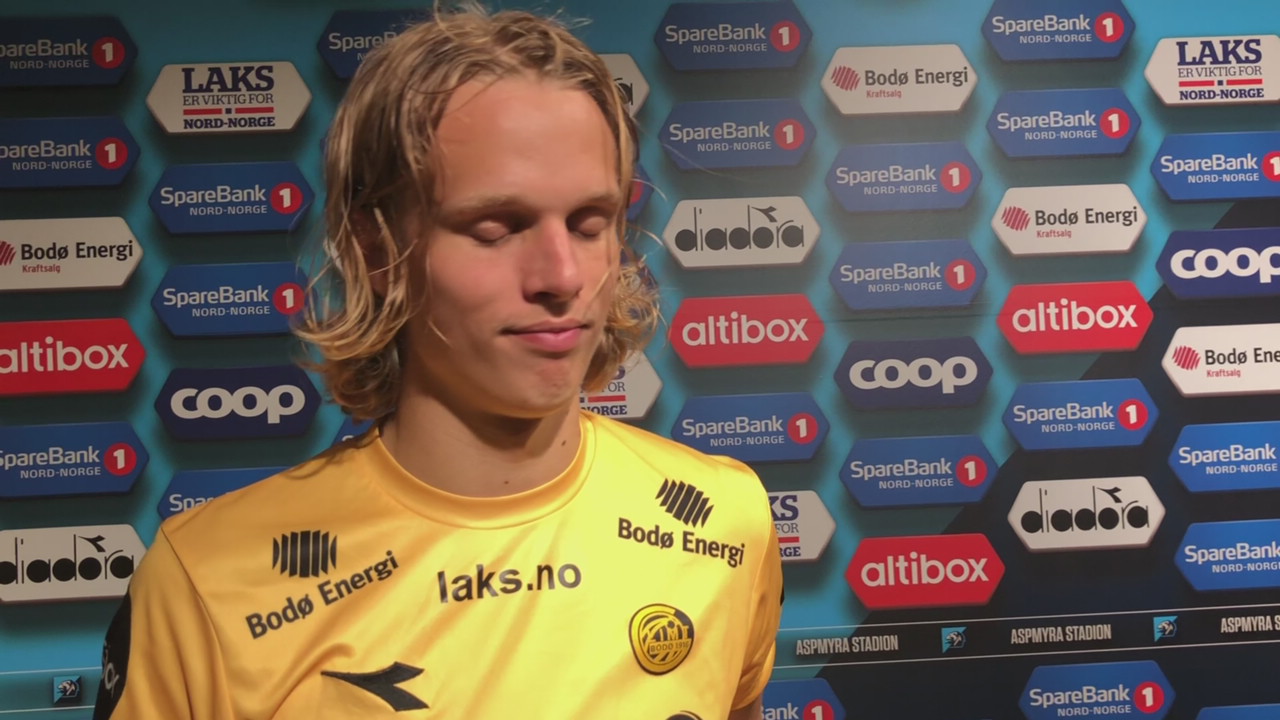Ulrik Saltnes etter kampen mot Sandefjord